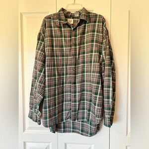 Gap Men's Multicolor Long Sleeve Plaid Button Down Classic Shirt Size X-Large